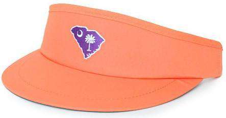SC Clemson Gameday Golf Visor in Orange by State Traditions - Country Club Prep