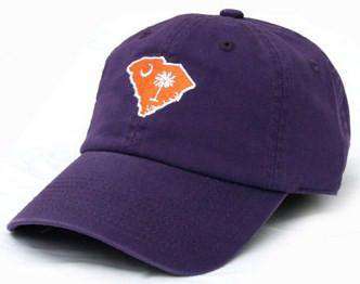 SC Clemson Gameday Hat in Purple by State Traditions - Country Club Prep