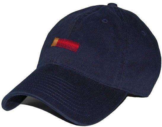 Shotgun Cartridge Needlepoint Hat in Navy by Smathers & Branson - Country Club Prep