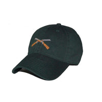 Shotguns Needlepoint Hat in Hunter Green by Smathers & Branson - Country Club Prep