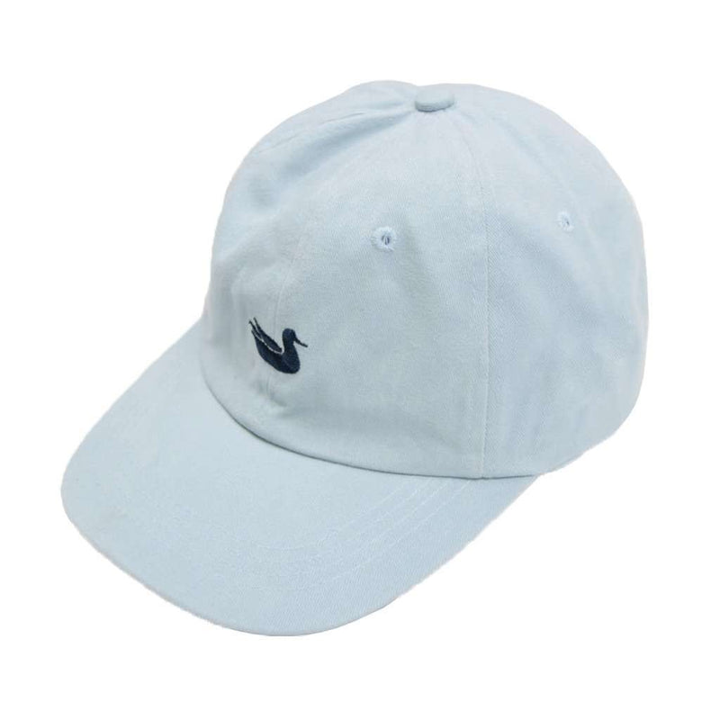 Signature Hat in Light Blue with Navy Duck by Southern Marsh - Country Club Prep