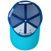 Signature Patch Trucker Hat in Scuba Blue by Southern Tide - Country Club Prep
