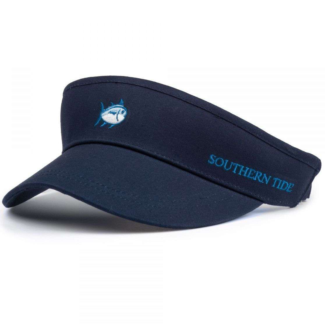 Skipjack Golf Visor in Navy by Southern Tide - Country Club Prep