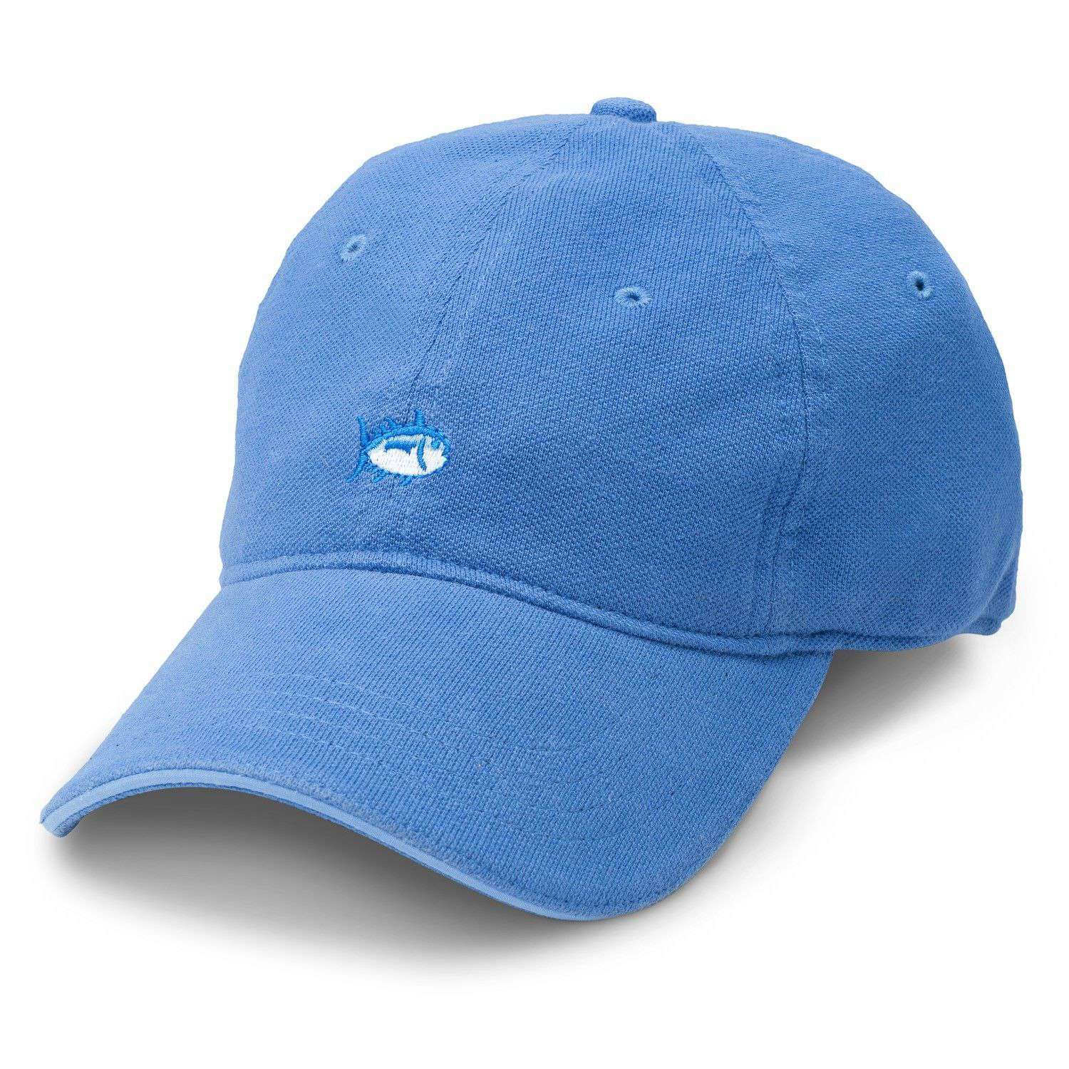 Skipjack Pique Fitted Hat in Blue by Southern Tide - Country Club Prep