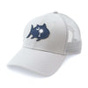 South Carolina Skipjack State Trucker Hat in Grey by Southern Tide - Country Club Prep