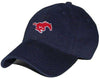 Southern Methodist University Needlepoint Hat in Navy by Smathers & Branson - Country Club Prep