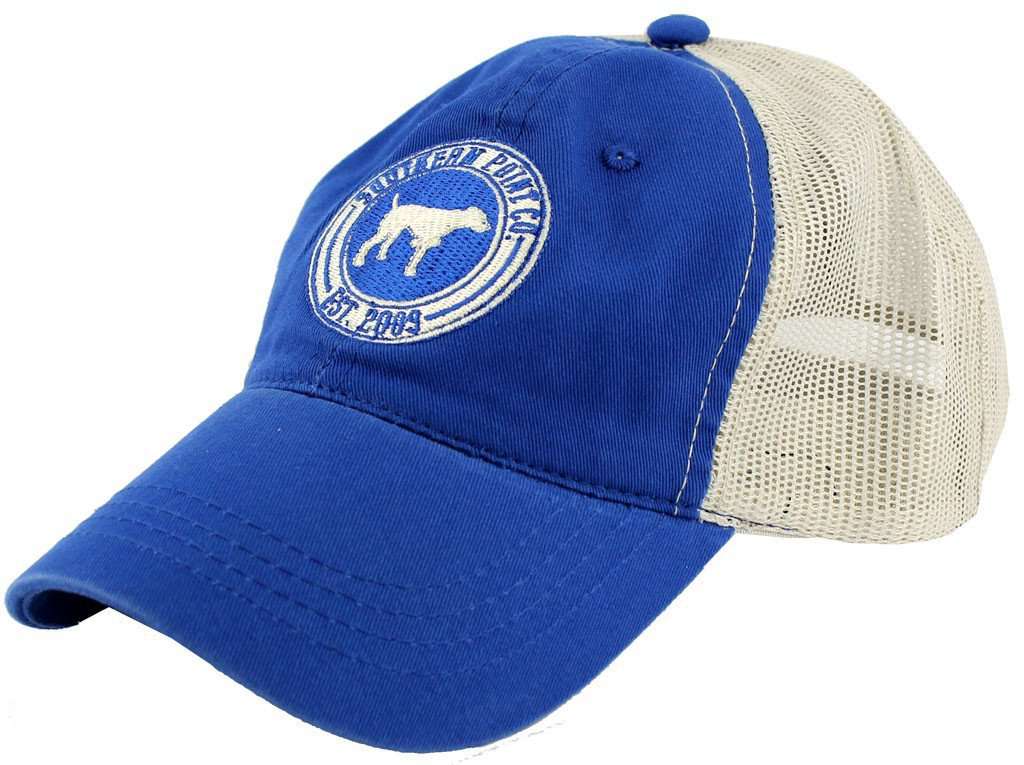 SPC Trucker Hat in Sea Side Blue by Southern Point Co. - Country Club Prep