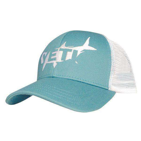 Tarpon Trucker Hat in Teal by YETI - Country Club Prep