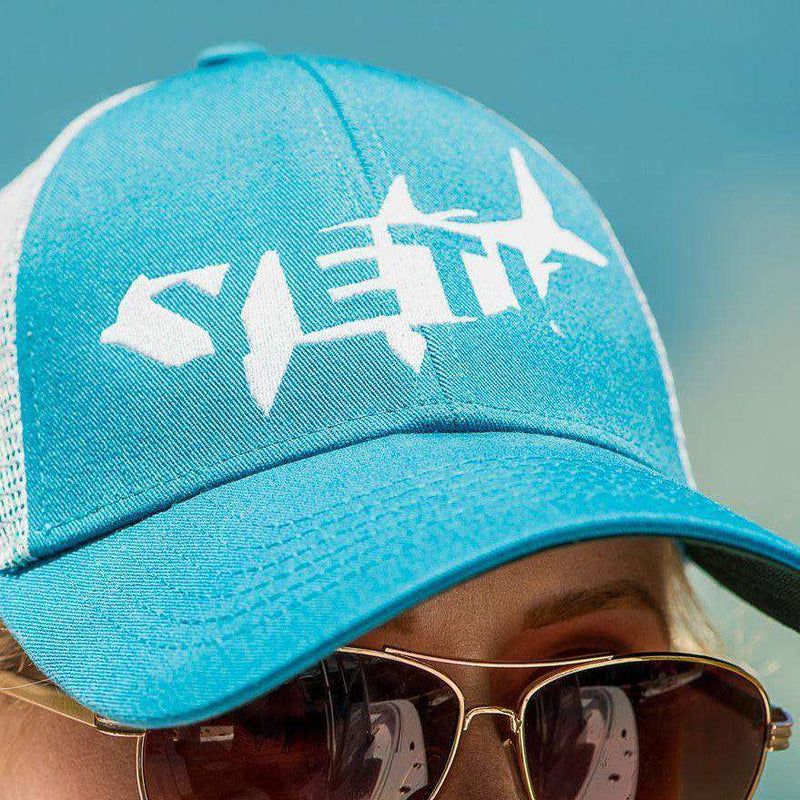 Tarpon Trucker Hat in Teal by YETI - Country Club Prep