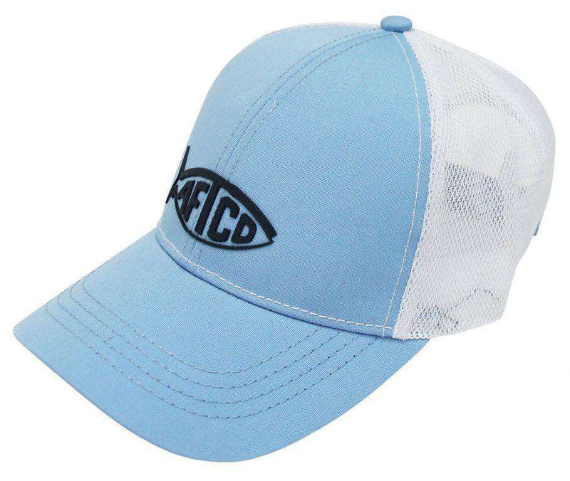 Tech Cooler Fishing Hat in Sky Blue by AFTCO - Country Club Prep