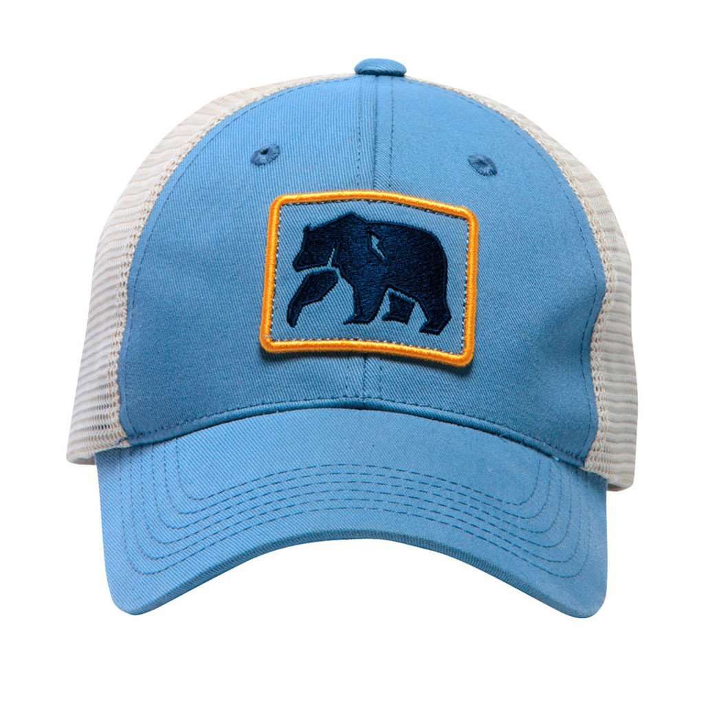 The Dano Trucker Cap in Faded Denim by The Normal Brand - Country Club Prep