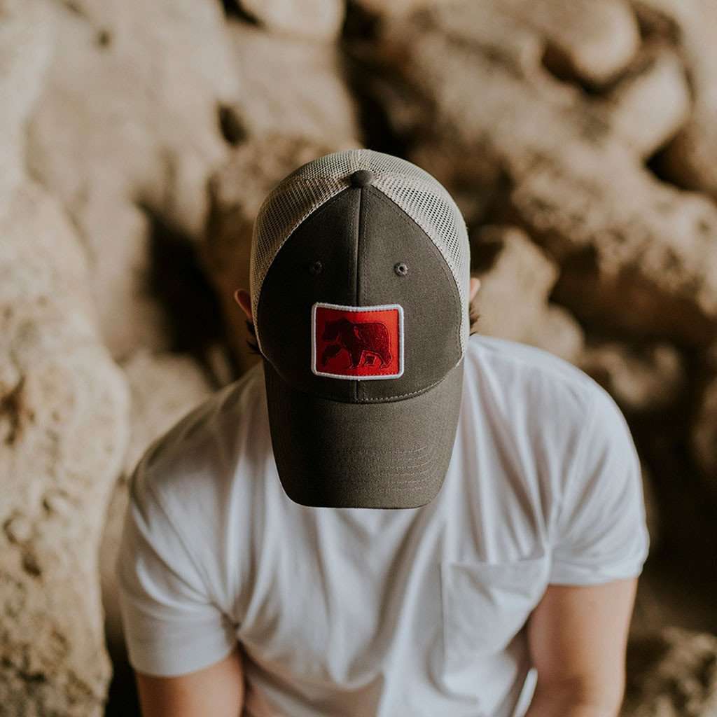 The Dano Trucker Cap in Grey by The Normal Brand - Country Club Prep