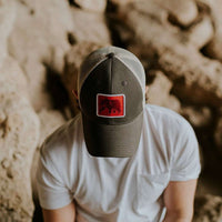 The Dano Trucker Cap in Grey by The Normal Brand - Country Club Prep