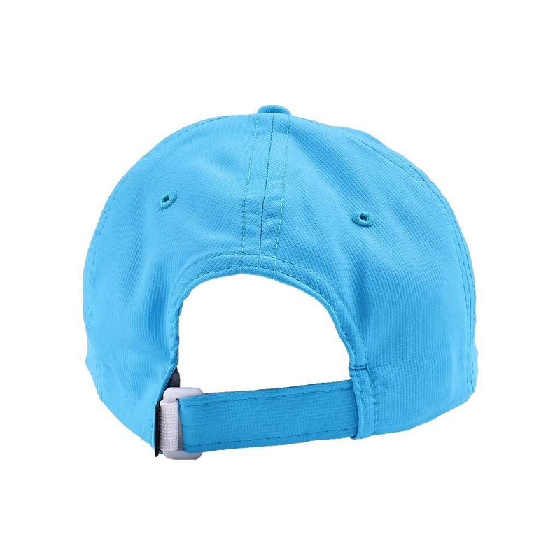 The Founders Patch Performance Hat in Pacific Blue by Country Club Prep - Country Club Prep