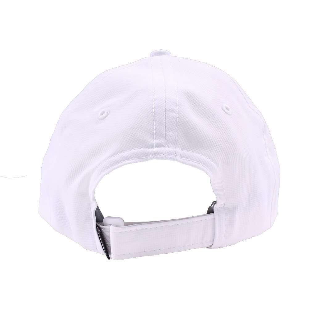 The Founders Patch Performance Hat in White by Imperial Headwear - Country Club Prep