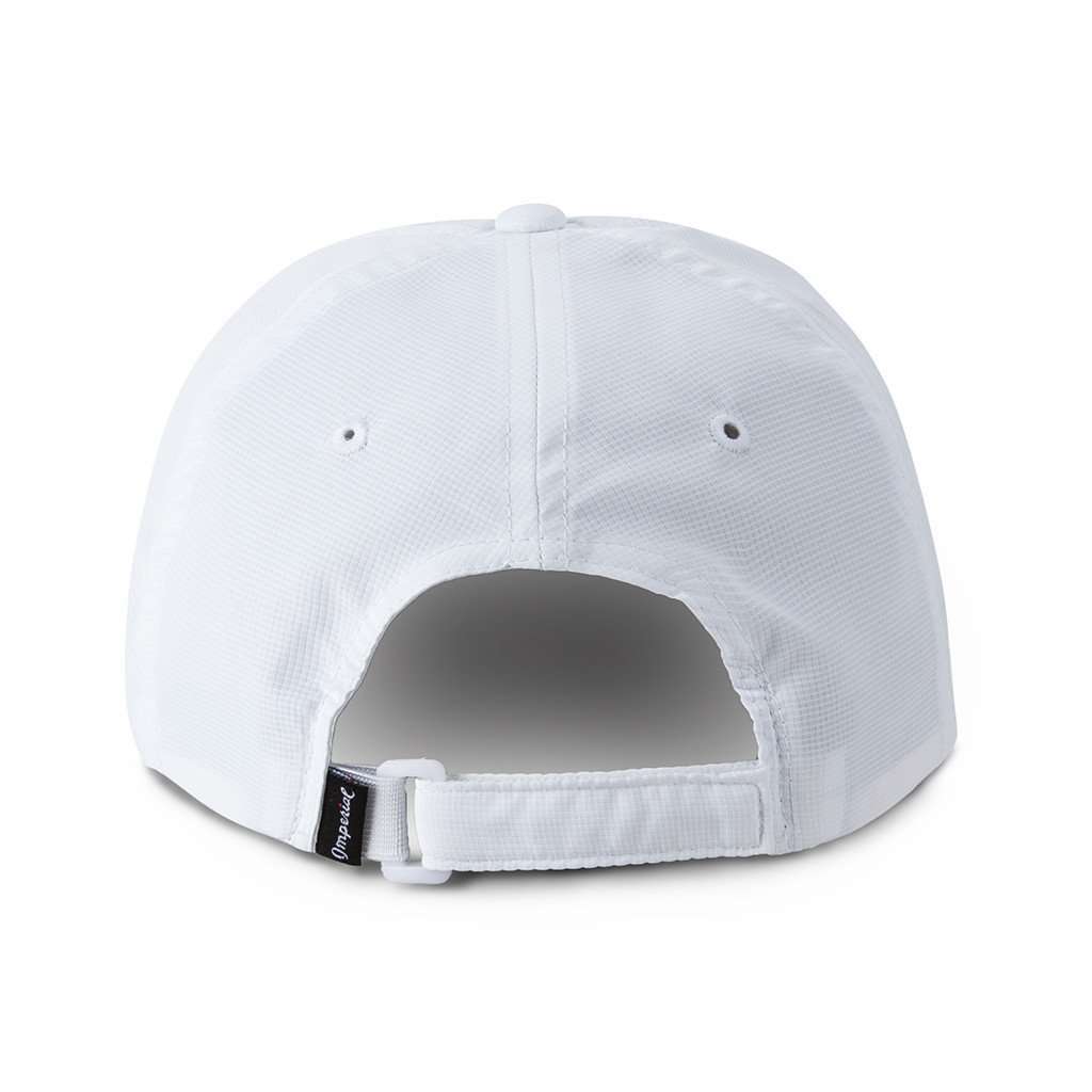 The Jam Bear Performance Hat in White by Imperial Headwear - Country Club Prep