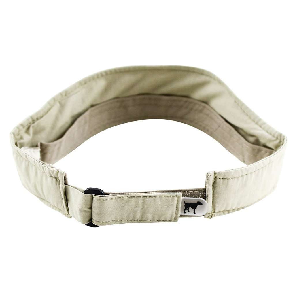 The SPC Dri-Fit Visor in Khaki by Southern Point Co. - Country Club Prep