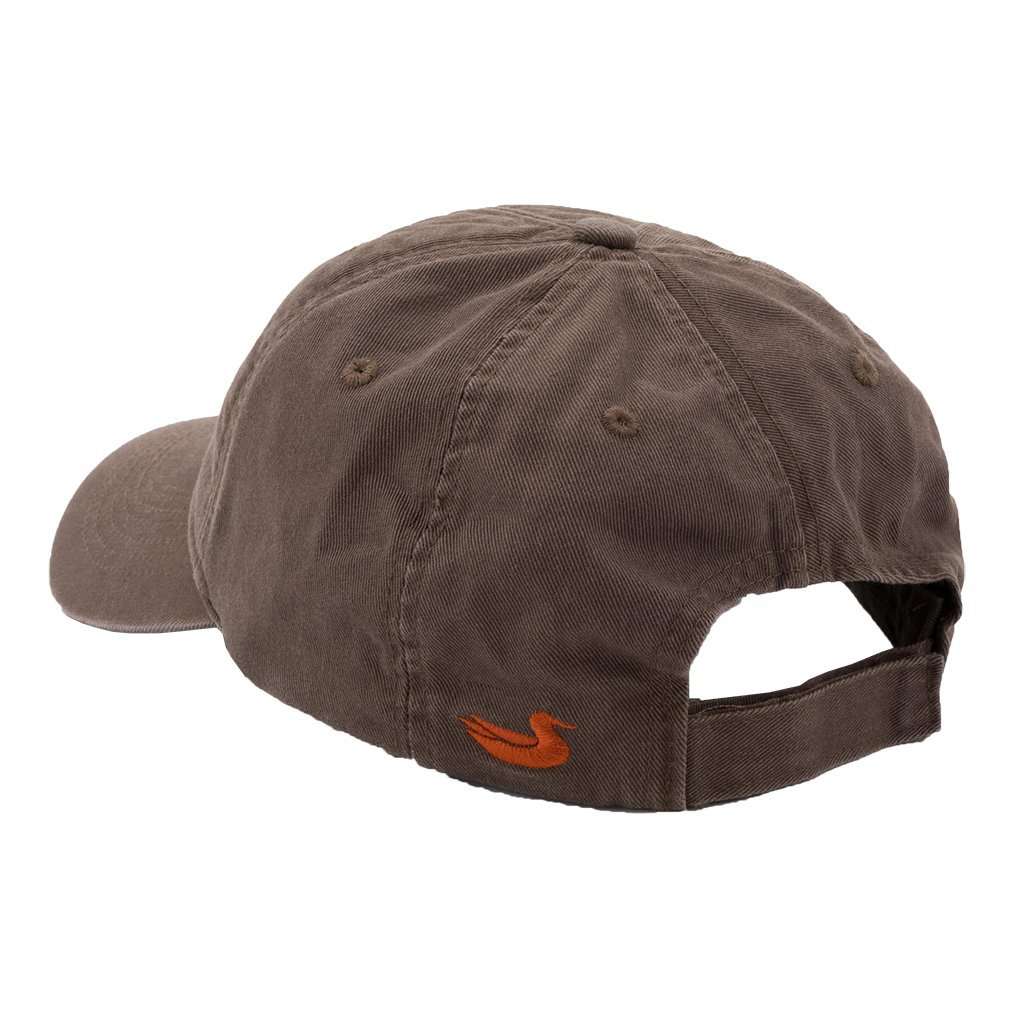 Thompson Twill Geese Hat in Stone Brown by Southern Marsh - Country Club Prep