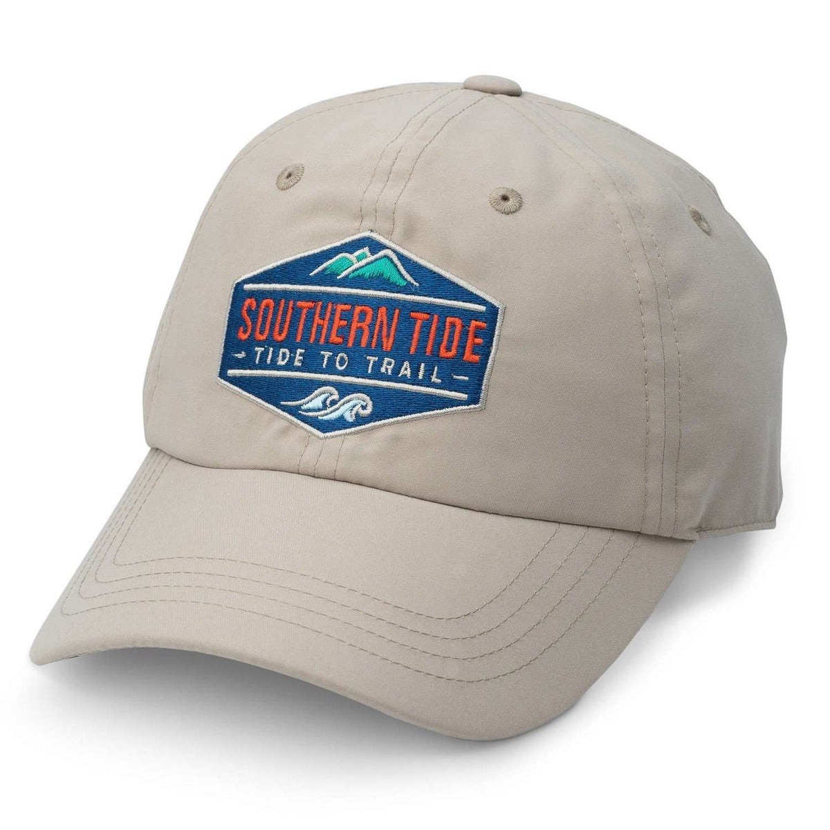 Tide to Trail Hat in Khaki by Southern Tide - Country Club Prep