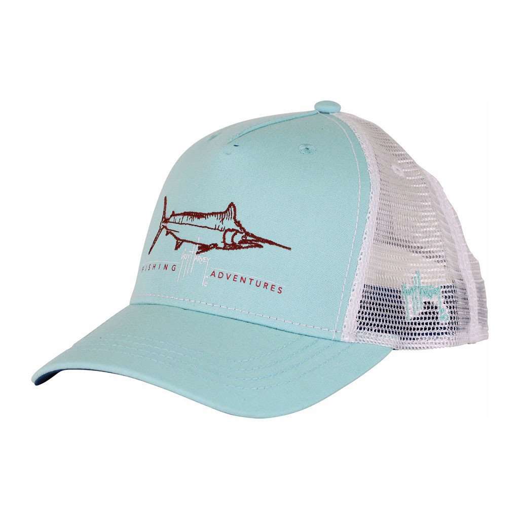 Tight Line Hat in Mint by Guy Harvey - Country Club Prep