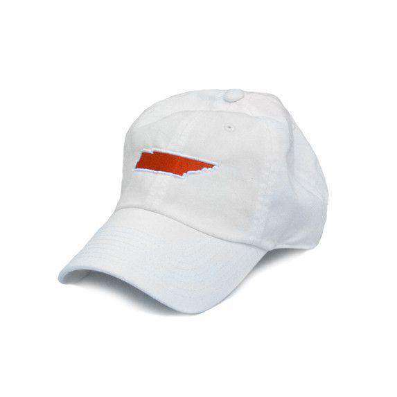 TN Knoxville Gameday Hat in White by State Traditions - Country Club Prep
