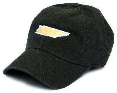 TN Nashville Gameday Hat in Black by State Traditions - Country Club Prep