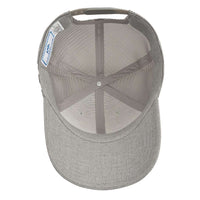 Tonal Heather Patch Trucker Hat in Grey by Southern Tide - Country Club Prep