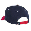 Top Flight All Twill Snapback Hat in Red, White and Blue by Rowdy Gentleman - Country Club Prep