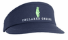 Tour Golf Visor in Navy by Collared Greens - Country Club Prep