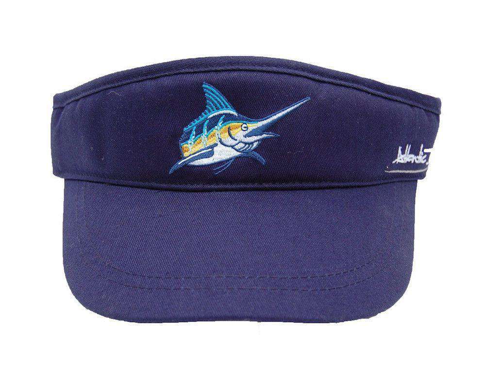 Tour Visor in Navy by Atlantic Drift - Country Club Prep