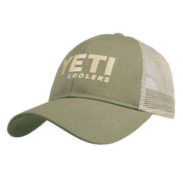 Trucker Hat in Olive Green by YETI - Country Club Prep