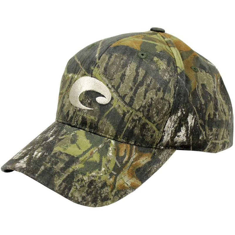 Twill Cap in Mossy Oak Camo by Costa Del Mar - Country Club Prep