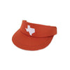 TX Austin Gameday Golf Visor in Burnt Orange by State Traditions - Country Club Prep