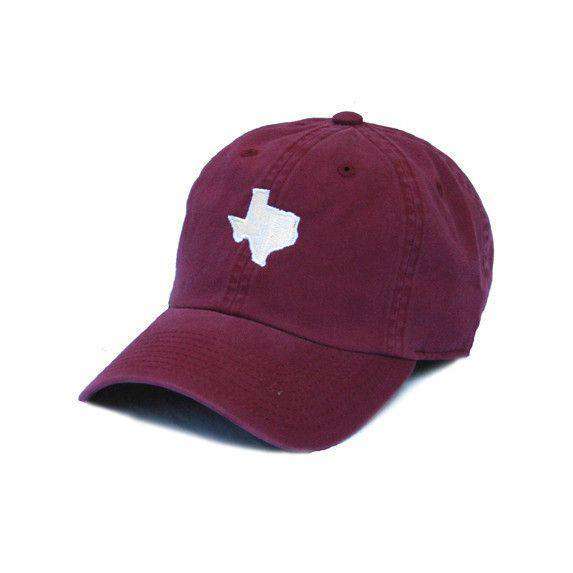 TX College Station Gameday Hat in Maroon by State Traditions - Country Club Prep