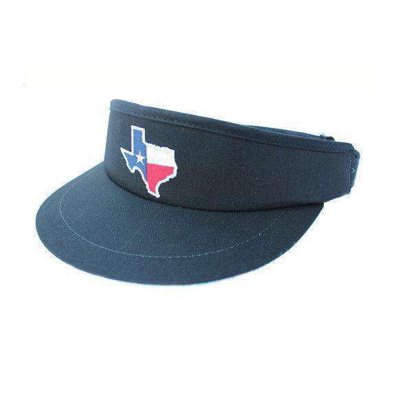 TX Traditional Golf Visor in Navy by State Traditions - Country Club Prep