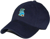 University of Delaware Needlepoint Hat in Navy by Smathers & Branson - Country Club Prep