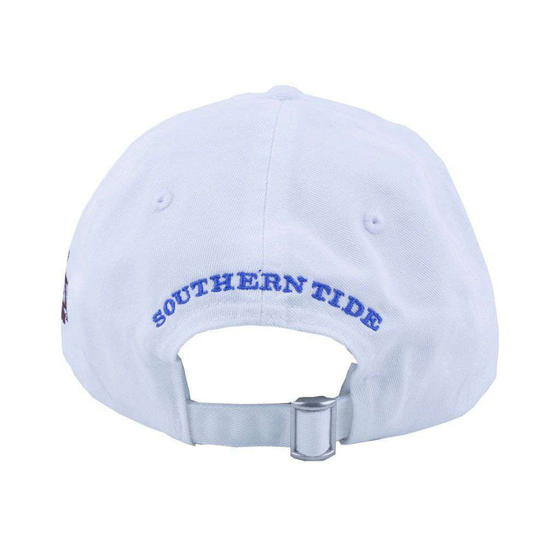 University of South Carolina Collegiate Skipjack Hat in White by Southern Tide - Country Club Prep