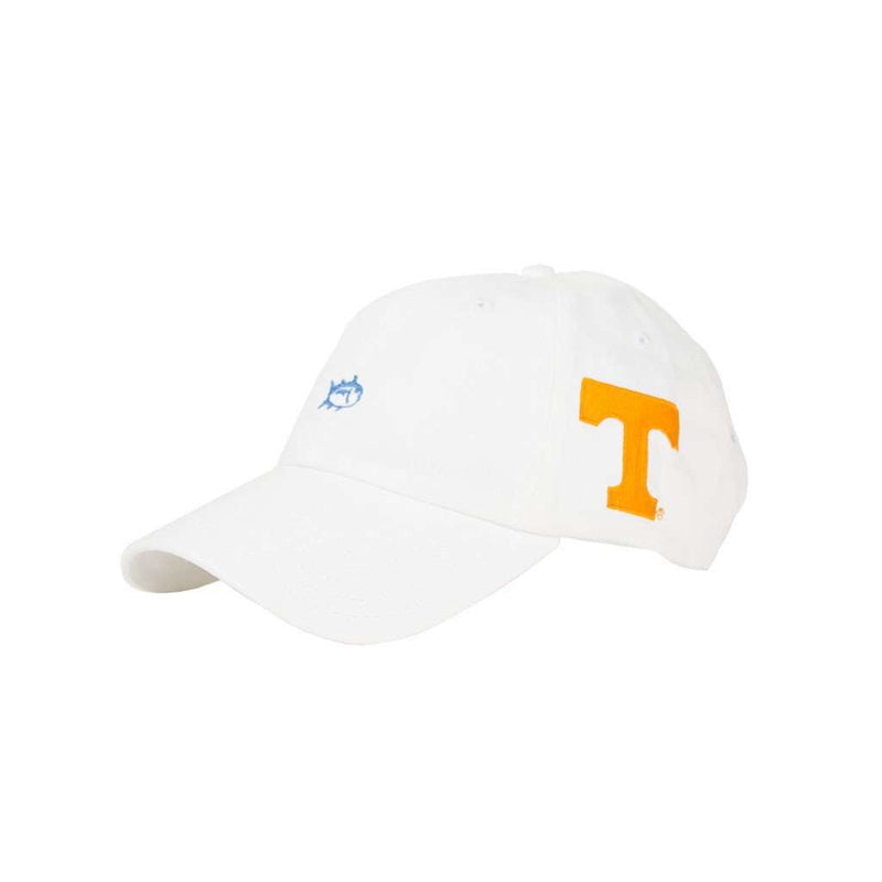 University of Tennessee Mini Skipjack Hat in White by Southern Tide - Country Club Prep