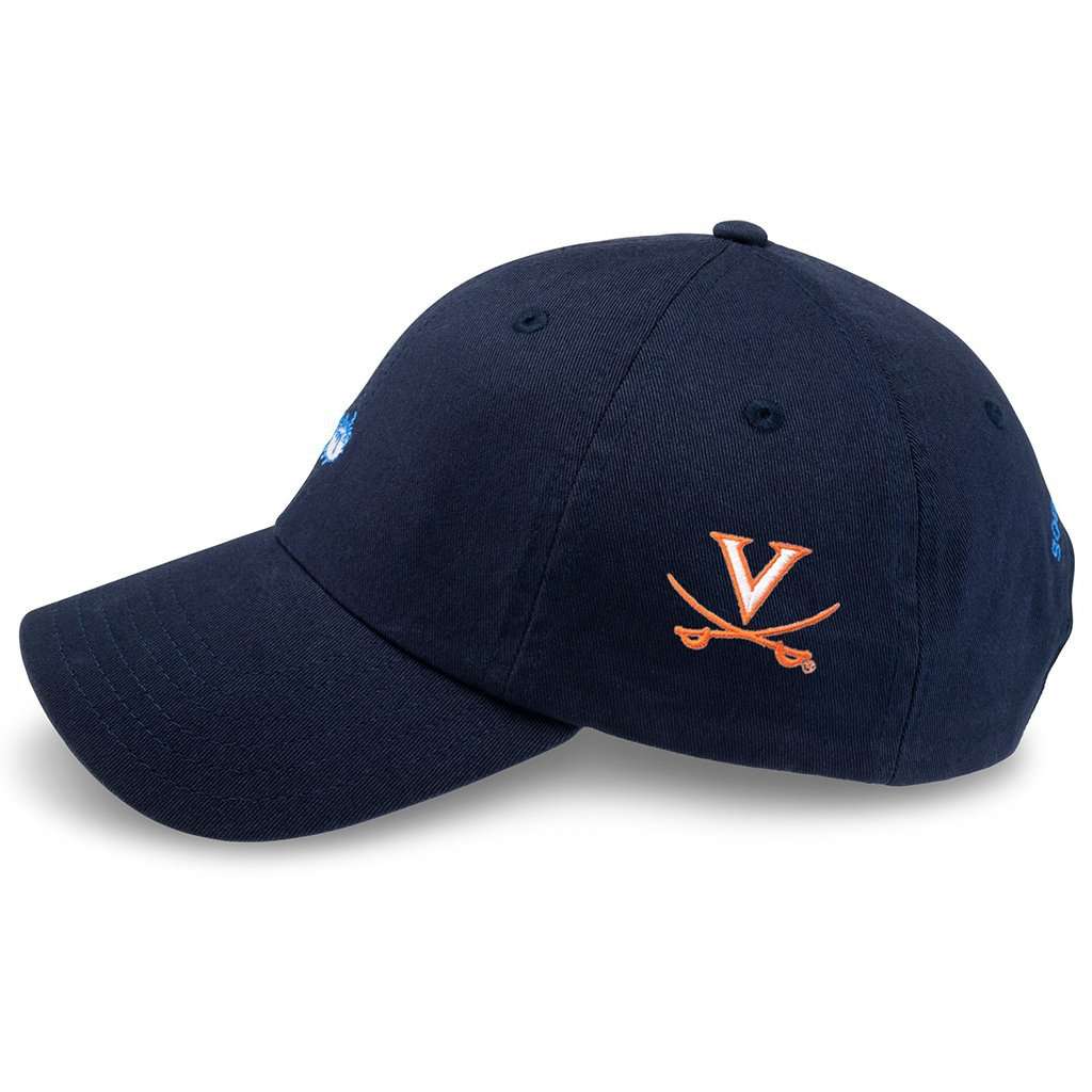 University of Virginia Gameday Skipjack Hat in Navy by Southern Tide - Country Club Prep