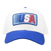 USA Patch Hat in White Twill by Rowdy Gentleman - Country Club Prep