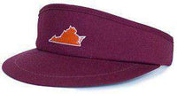 VA Blacksburg Gameday Golf Visor in Maroon by State Traditions - Country Club Prep