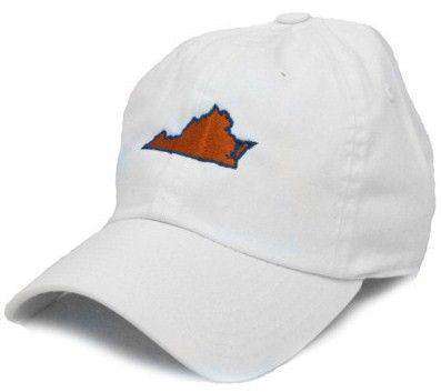 VA Charlottesville Gameday Hat in White by State Traditions - Country Club Prep