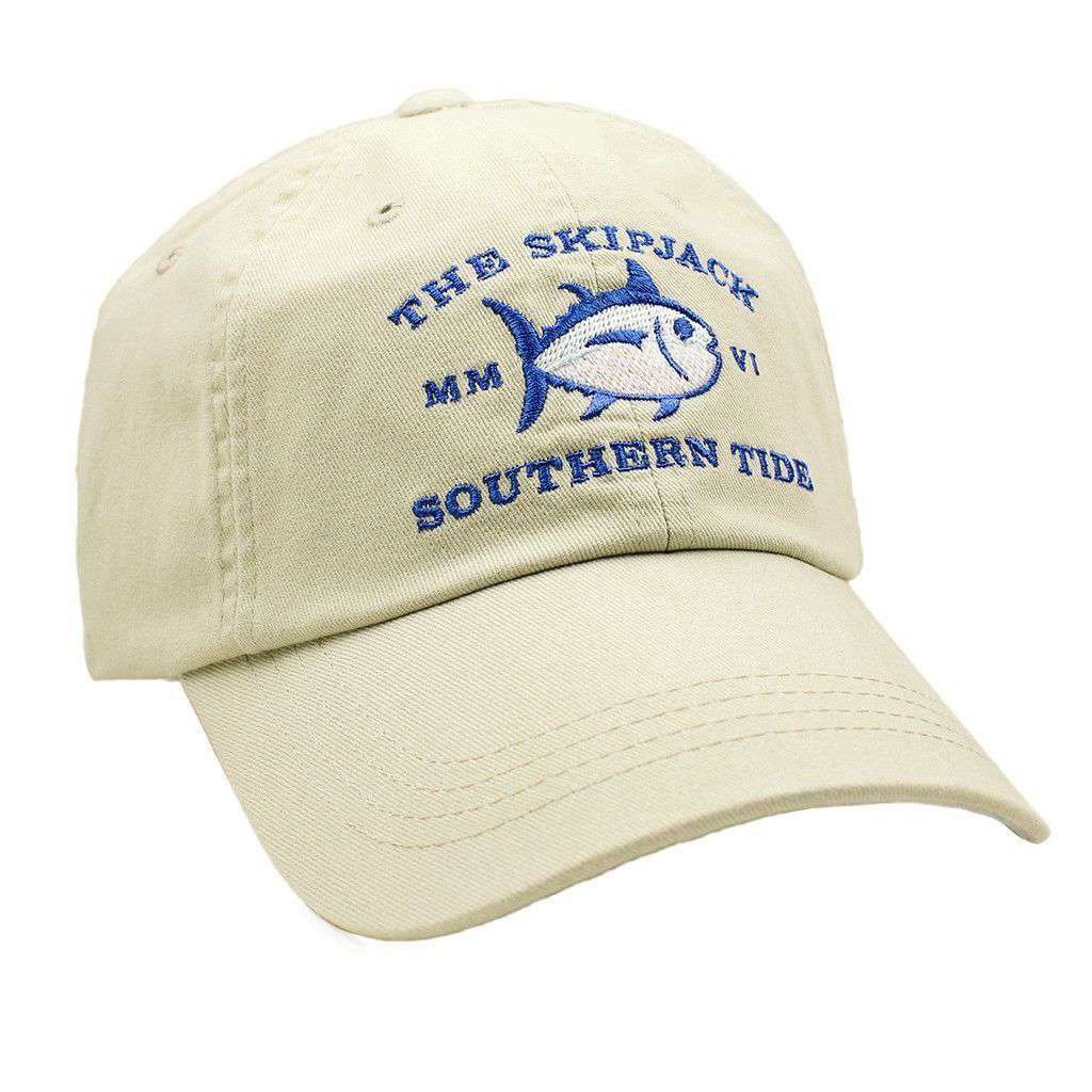 Washed Original Hat in Stone by Southern Tide - Country Club Prep