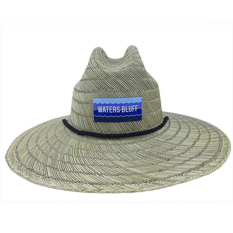 Wave Straw Hat by Waters Bluff - Country Club Prep