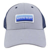 Wave Trucker Hat in Steel & Navy by Waters Bluff - Country Club Prep