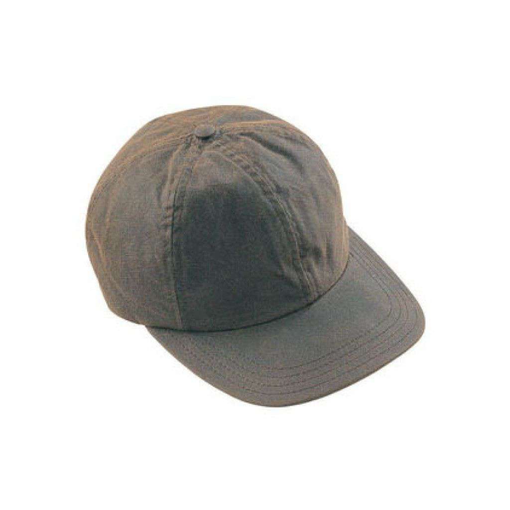Wax Sports Cap in Olive by Barbour - Country Club Prep