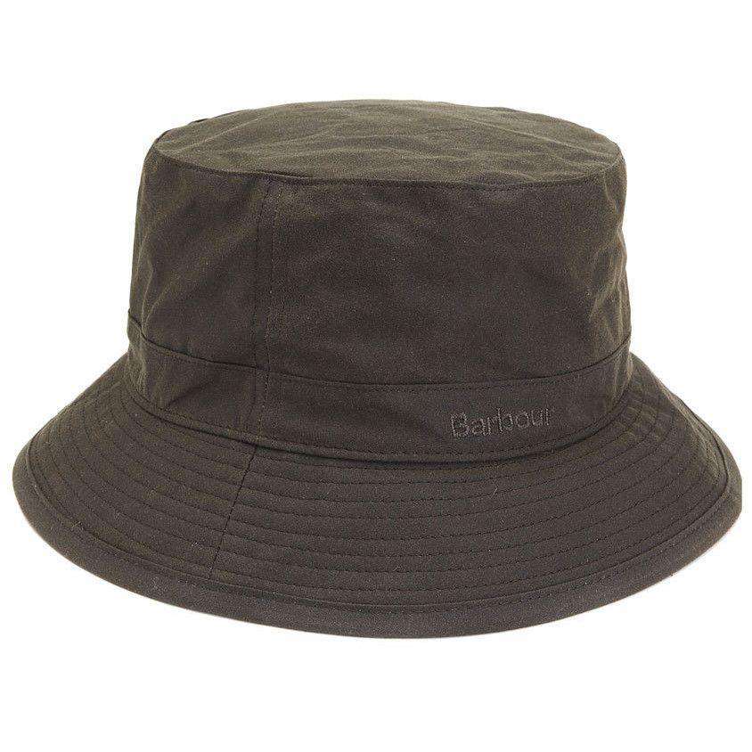 Wax Sports Hat in Olive by Barbour - Country Club Prep