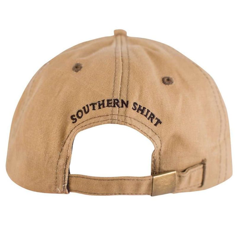 Waxed Canvas Hat in Khaki by The Southern Shirt Co. - Country Club Prep
