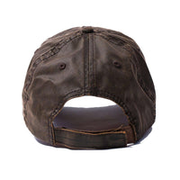 Waxed Canvas Logo Hat in Brown by The Normal Brand - Country Club Prep