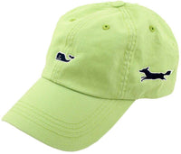 Whale Logo Baseball Hat in Cactus Green by Vineyard Vines, Also Featuring Longshanks the Fox - Country Club Prep